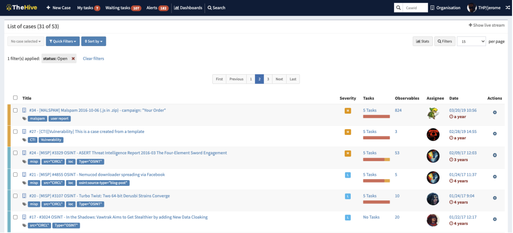 hive dashboard