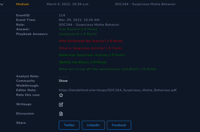 check siem analysis